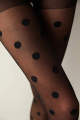Sort Ciorapi Big Dots-Pentilicious