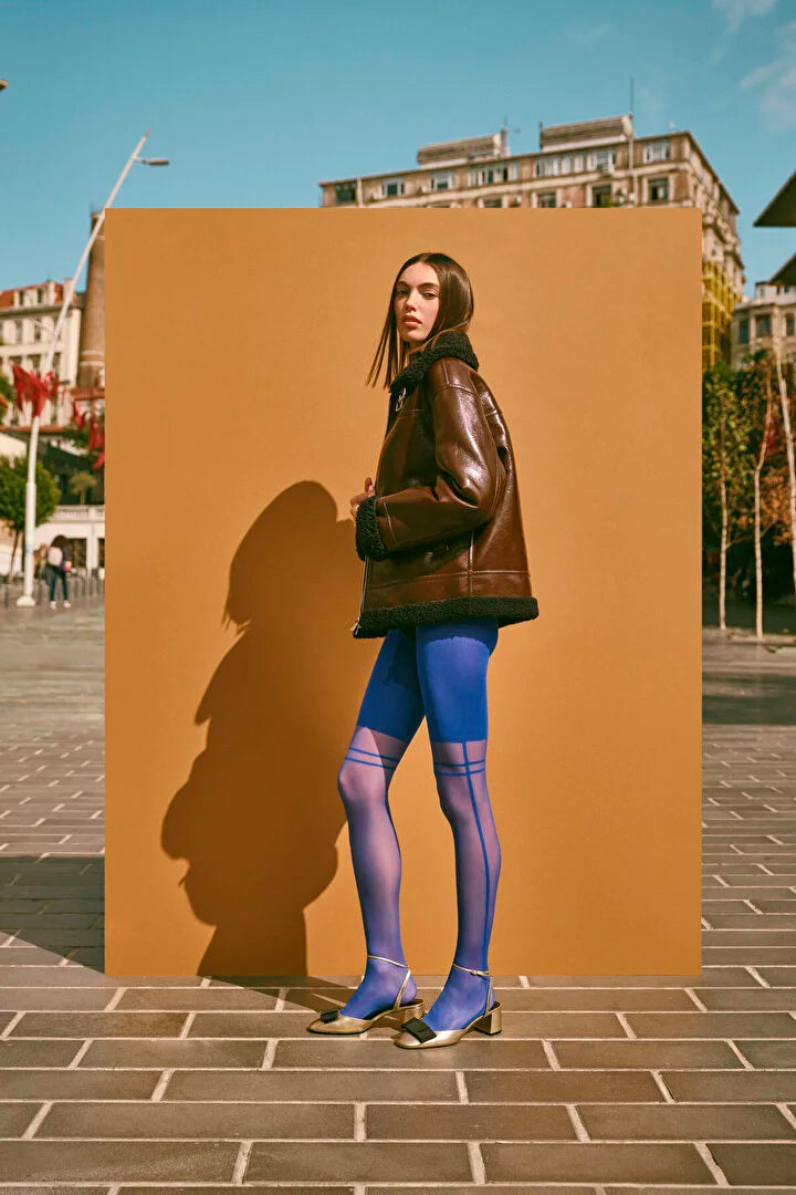 Biker Farverige Tights-Pentilicious