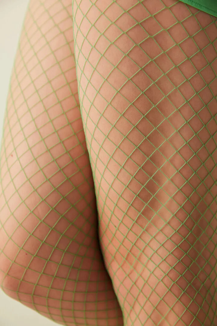 Mode Medium Mesh Grøn Tights-Pentilcious