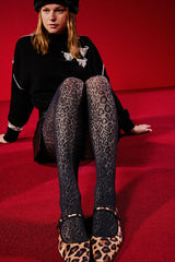 Wild File Black Tights-Pentilicious 